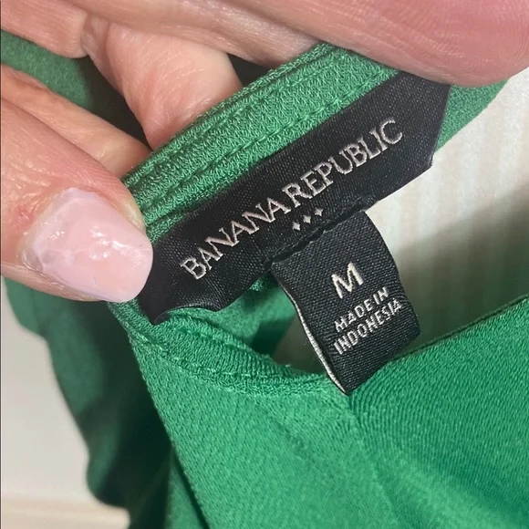 Banana Republic Green Belted Dress - Picture 3 of 5